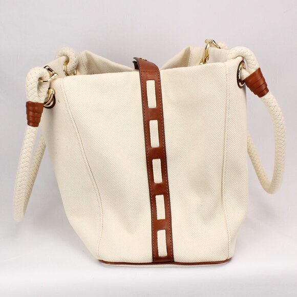 Michael Kors Woven/Leather Women Bag - Picture 2 of 4